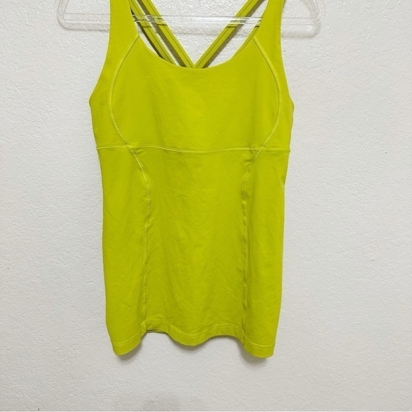 Lululemon Energy Tank Split Pea size 10 - Picture 6 of 9